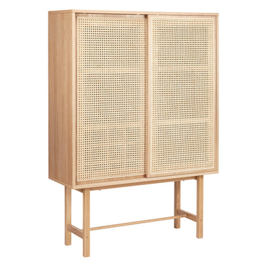 Inari Rattan Display Wine Cabinet